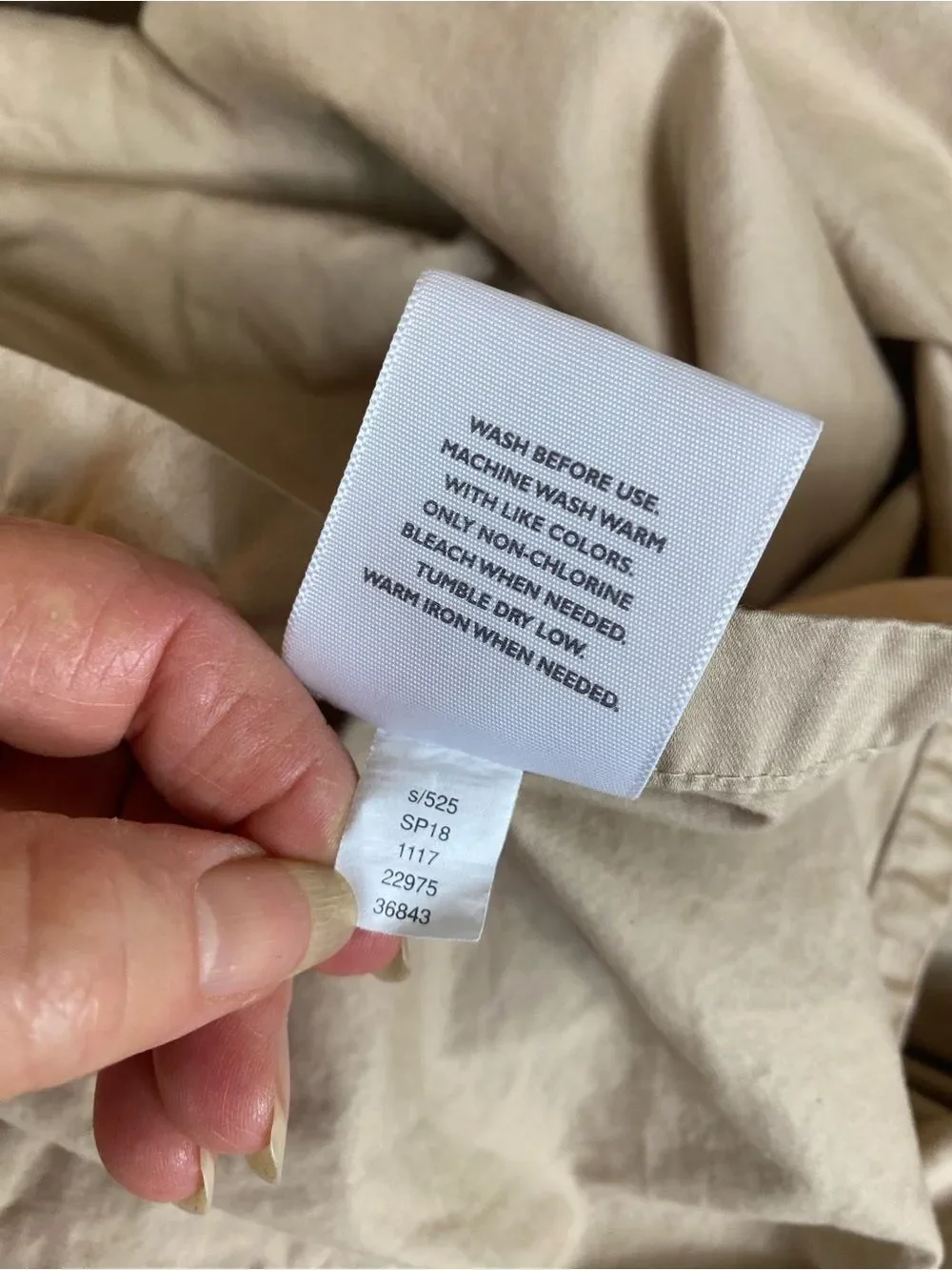 Hotel Collection Tan King size cotton Like New
